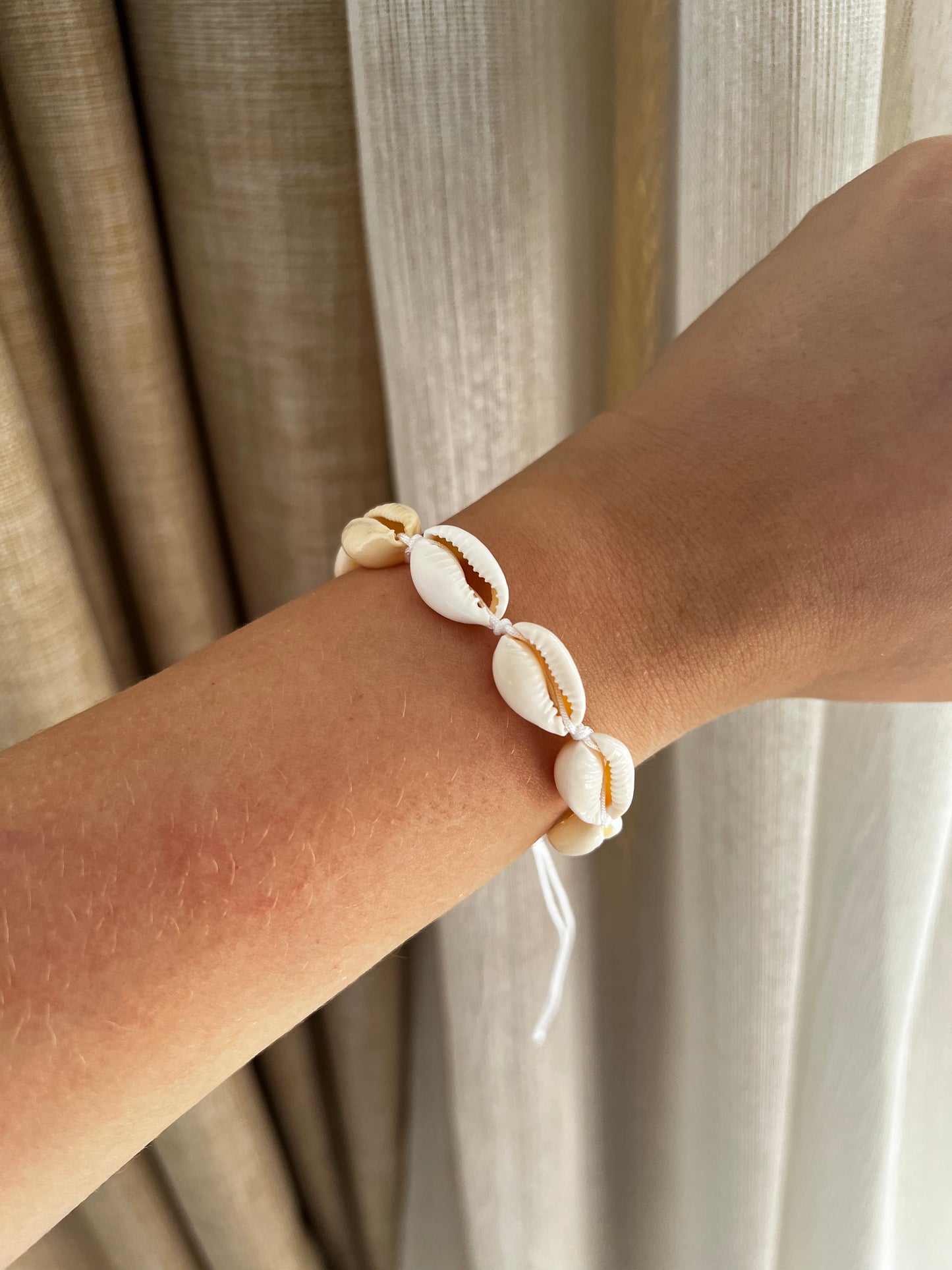 BRACELET SHELL BLANC