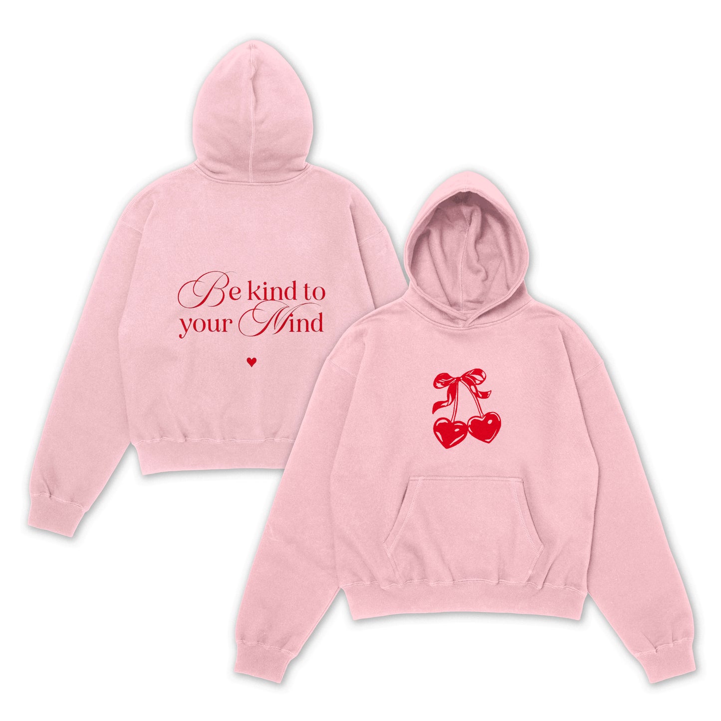 CHERRY CLUB HOODIE - pink | red