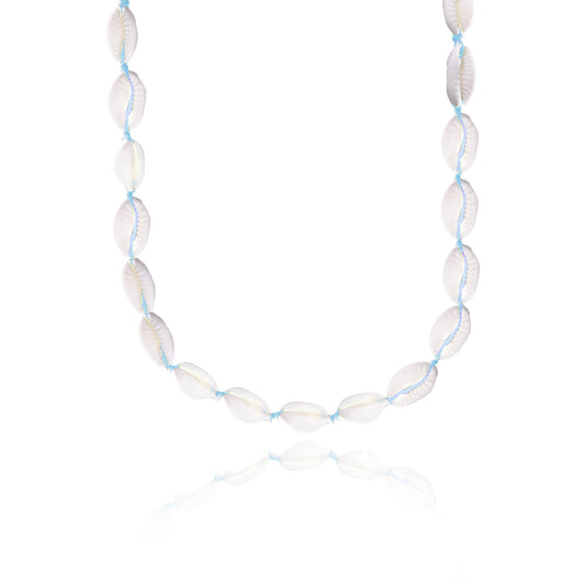 COLLIER SHELL - BLEU