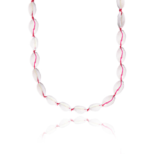 COLLIER SHELL - FUSHIA