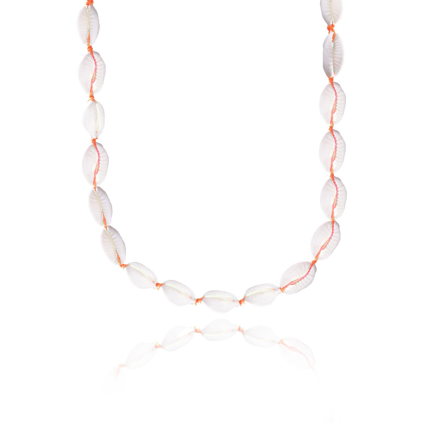 COLLIER SHELL - ORANGE